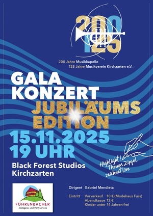 Plakat Gala Konzert Jubil�umsedition 2025
